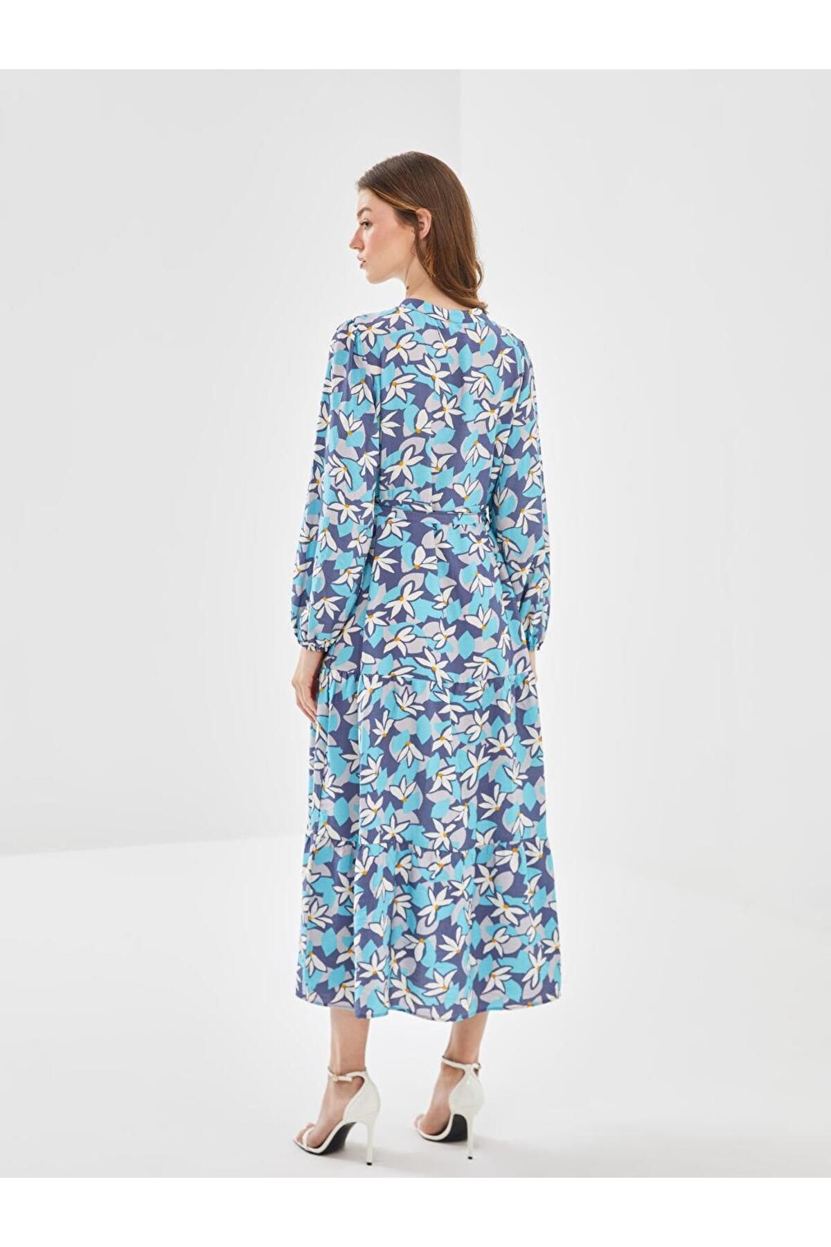 LC Waikiki-Rochie de damă cu model LCW Modest Judge 4