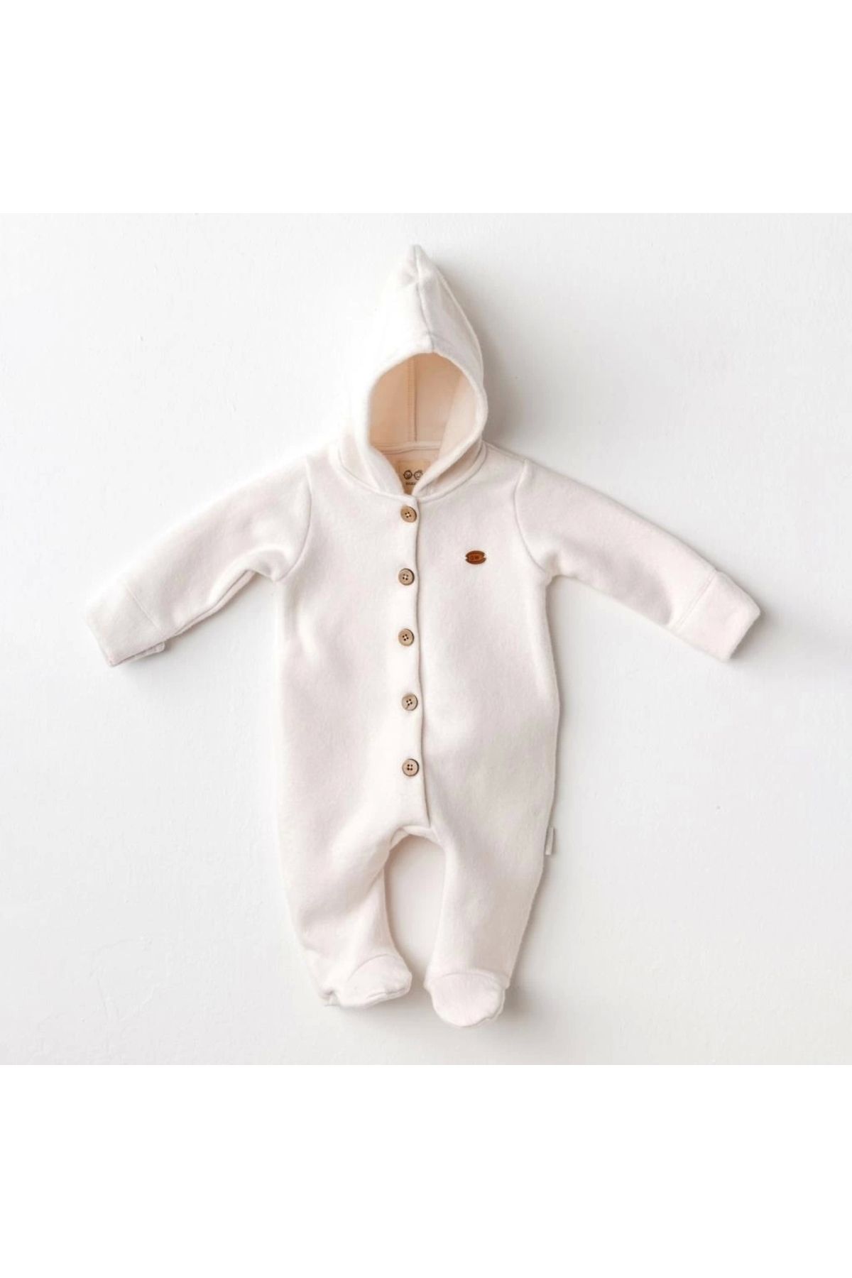 TWOX Çocuk Andywawa AC25153 Soft Bebe Tulum Ekru