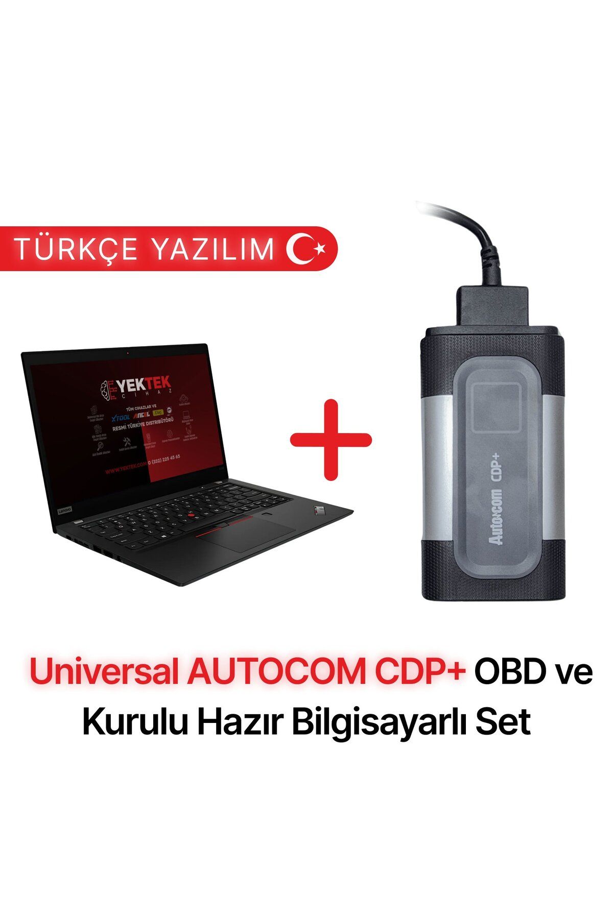 Yek Universal Autocom CDP+ Full Kurulu Hazır Bilgisayar Türkçe Arıza Tespit Cihaz Seti