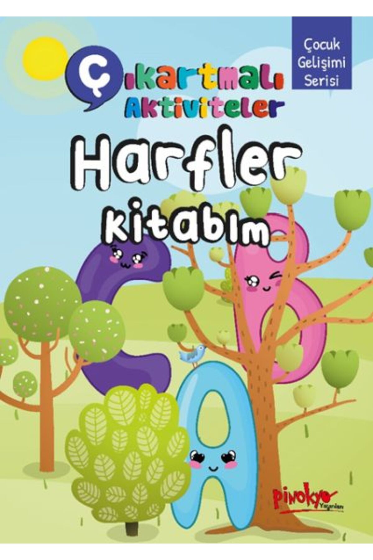 Pinokyo Yayınları Çıkartmalı Aktiviteler Harfler Kitabım