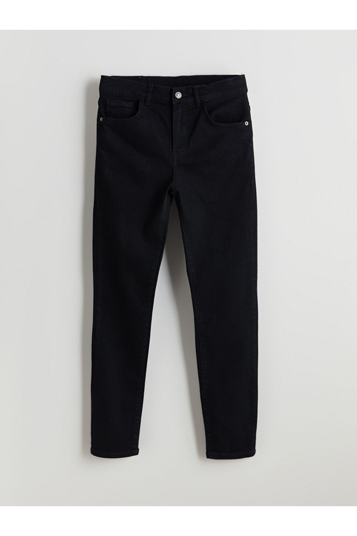 LC Waikiki-Black Boy's Jeans Trousers with Adjustable Elastic Waist 1