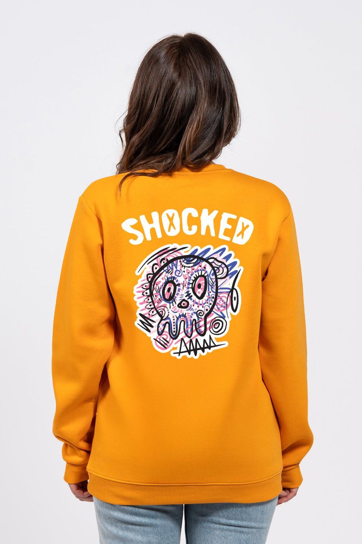 LUMARTA Regular Sırtta Shocked Baskılı Sweatshirt