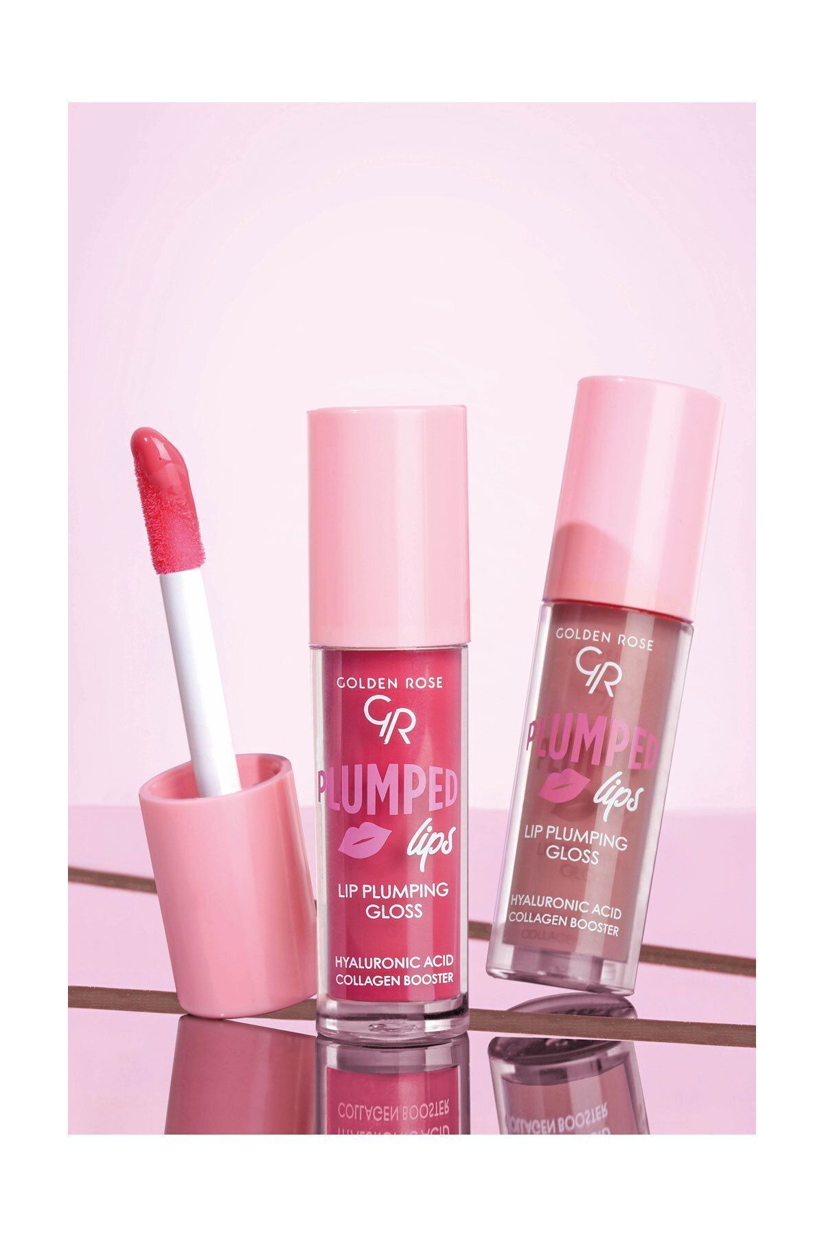 Golden Rose-Plumped Lips Plumping Lipgloss 208 Plumping & Moisturizing Lip Gloss 4.7 ml 5