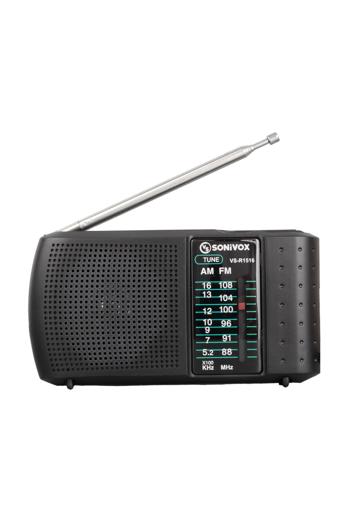 ShopZum VS-R1516 SİYAH RENK ANALOG RADYO