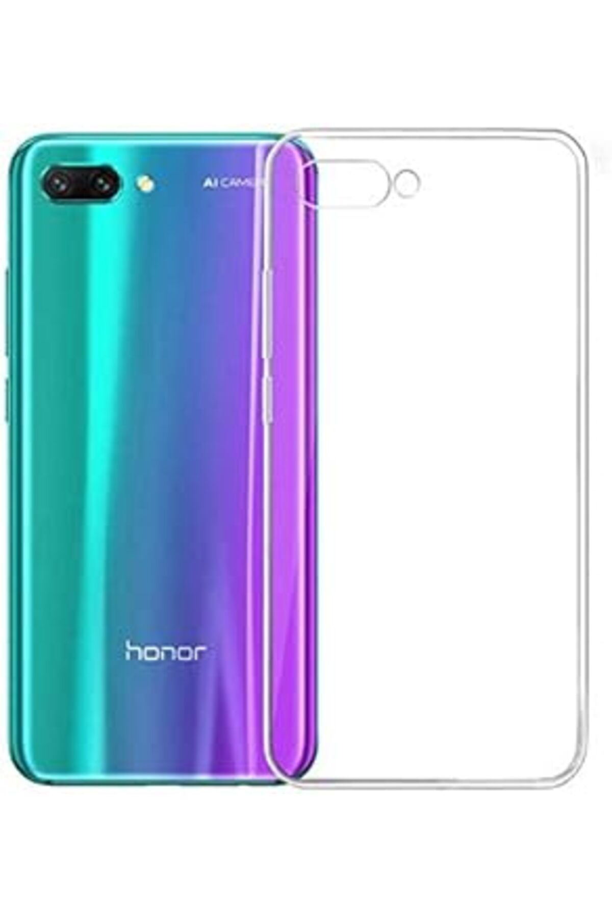 Ceet Markets Ehr. Huawei Honor 10 Uyumlu Şeffaf Süper Silikon Kılıf