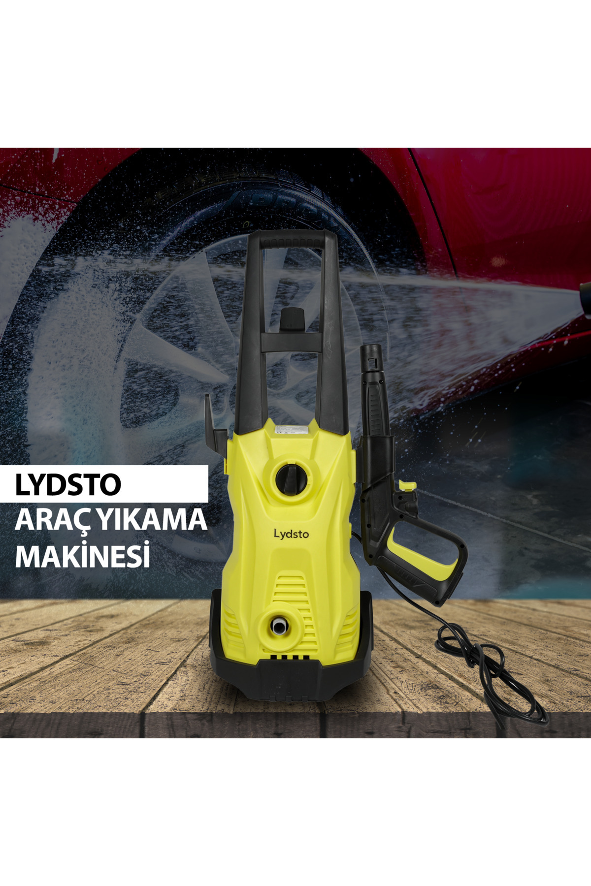 Lydsto Çok Amaçlı 2000w 120 Bar Araç Yıkama Makinesi - Türkiye Garantili