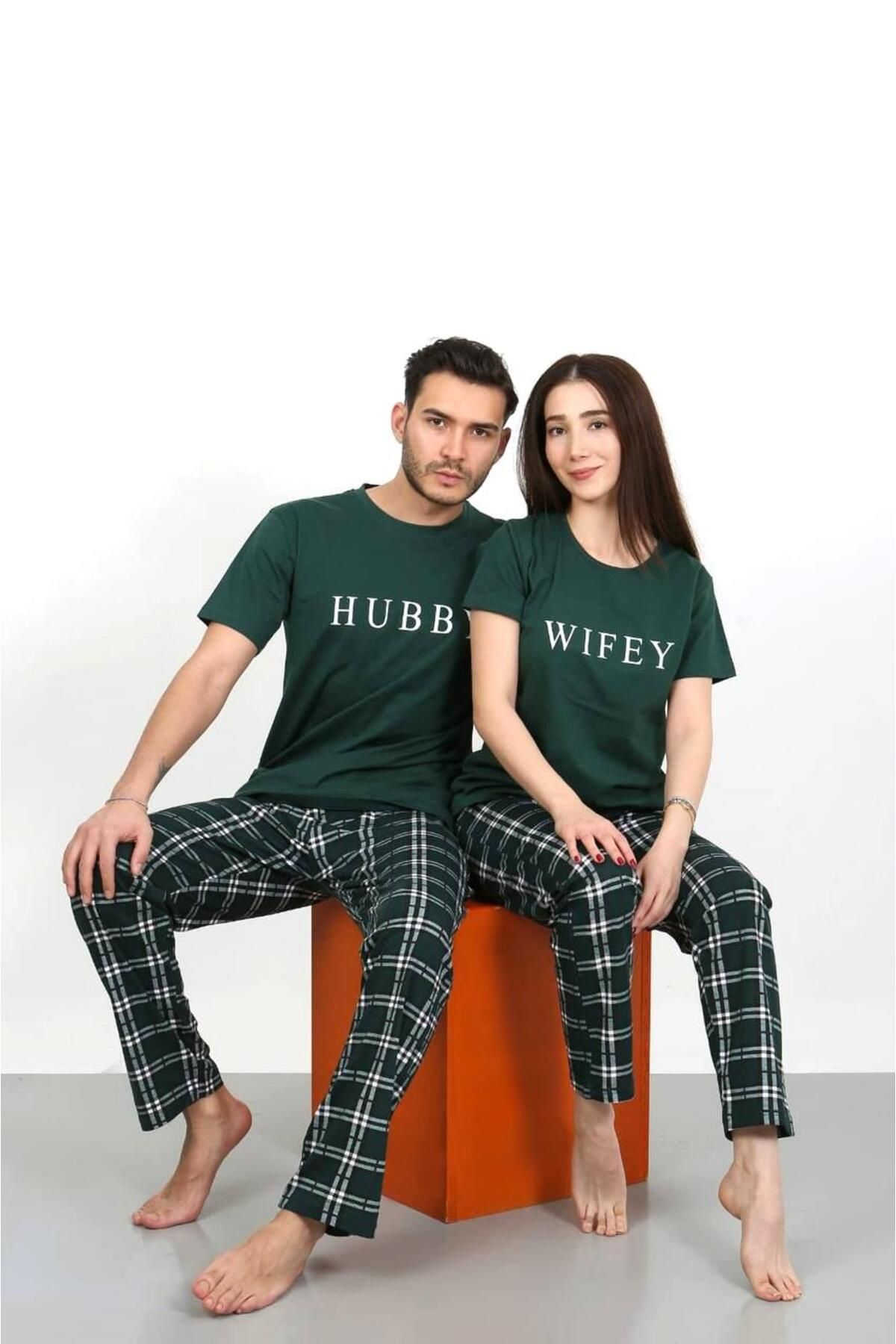 nisaNCa-Short Sleeve Cotton Women's Pajama Set - Lover's Pajamas - Single Piece 2