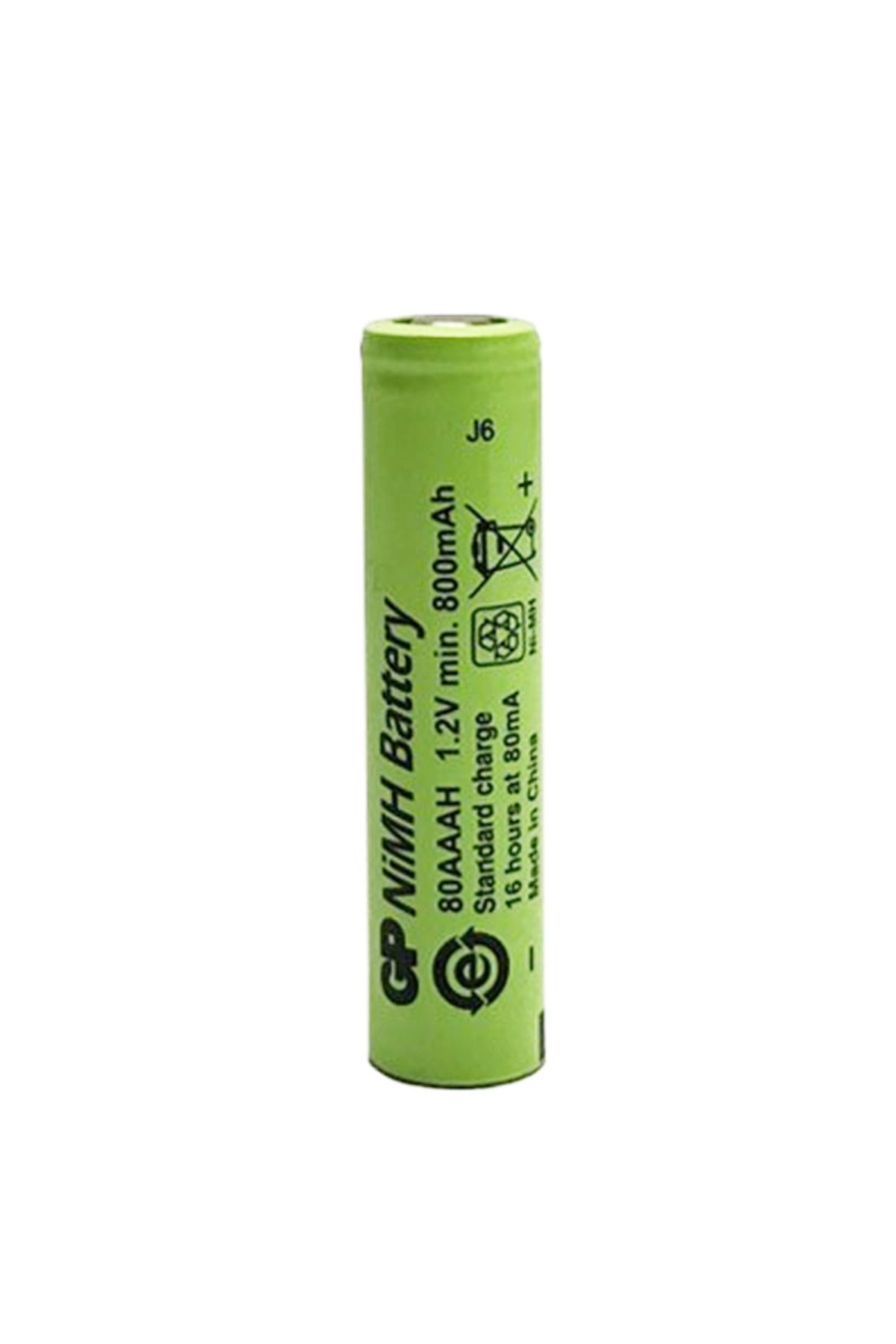 robotrend Gp 80aaah 1.2 Volt 800 Mah Düz Kafa Şarjli Aaa Ince Kalem Pil