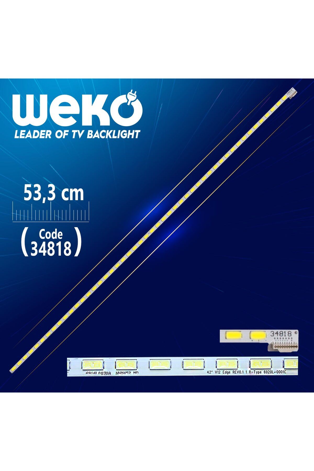 SWAA 42 V12 Edge Rev0.1 1 R-Type 6920L-0001C - 53.3 Cm 48 Ledli - (Wk-204)