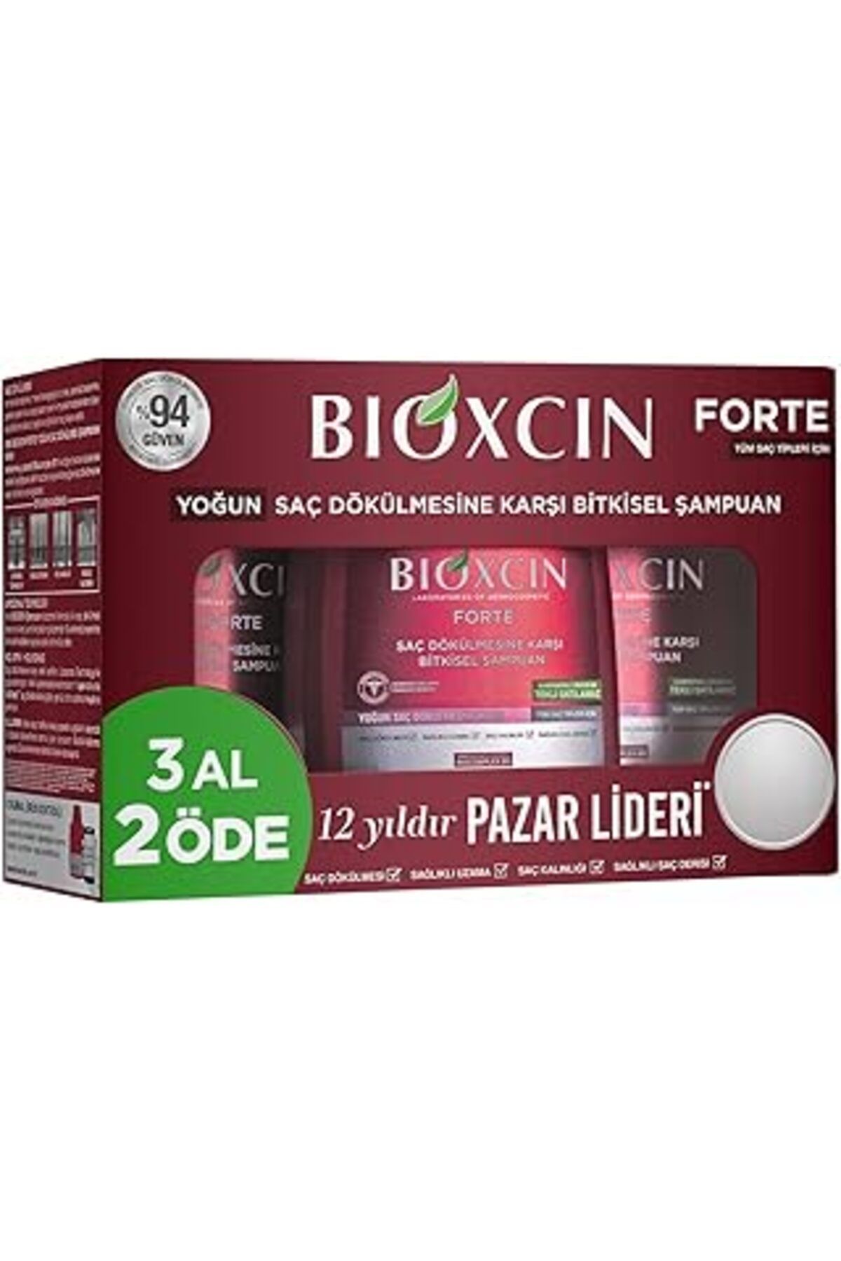 Ceet Markets Forte Şampuan 300Ml 1 Paket