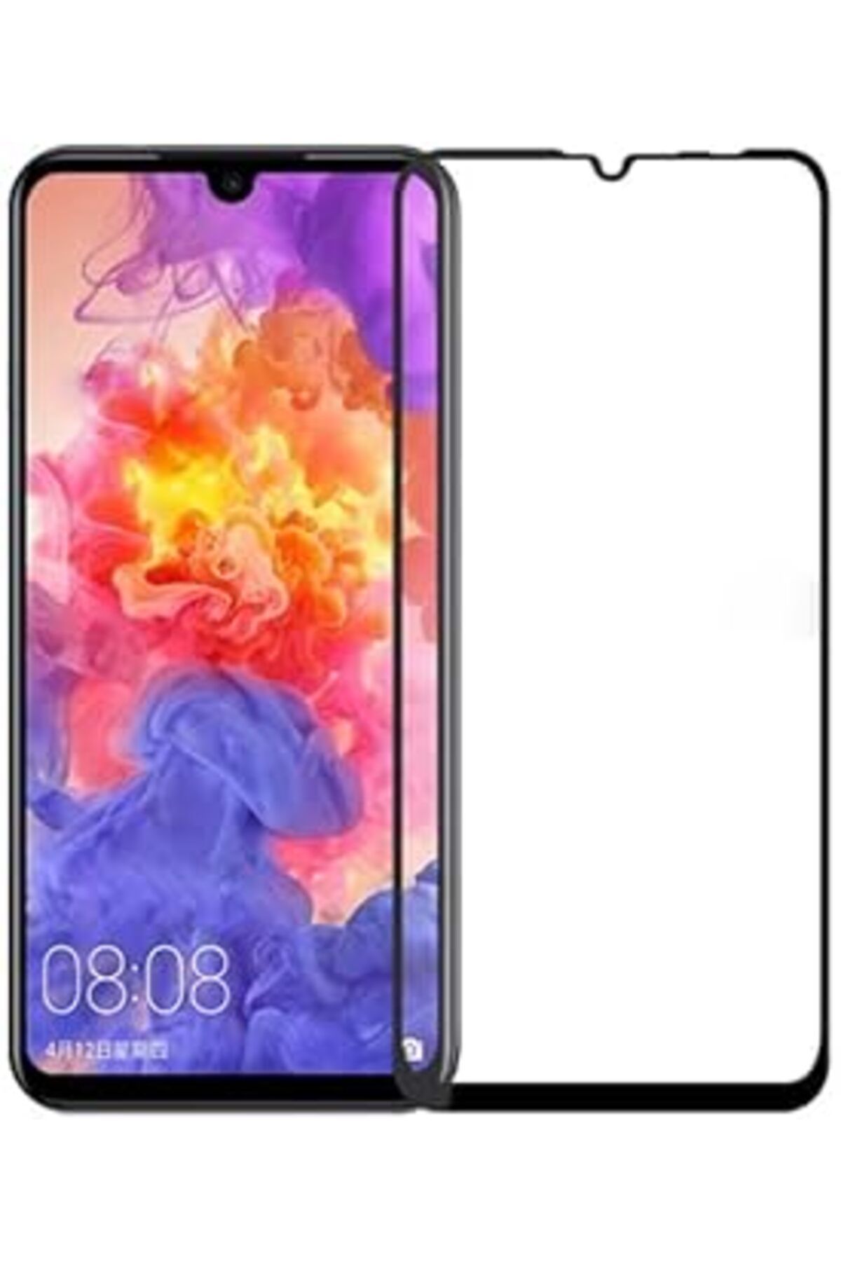 Ceet Markets A Huawei P30 Lite 3D Full Kaplama Kırılmaz Cam Ekran Koruyucu SiYah