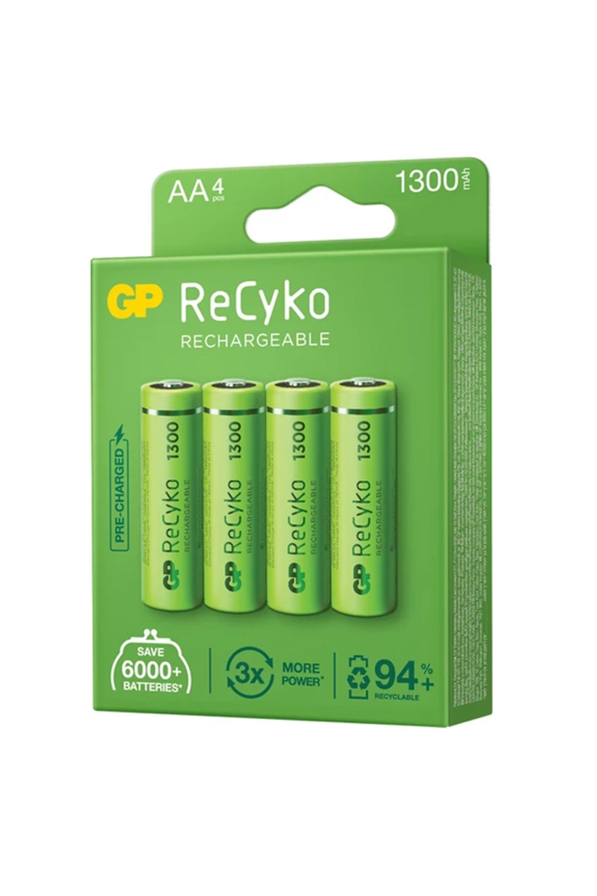 Serero 1300 Mah Ni-mh R6 Şarjli Aa 4lü Kalem Pil