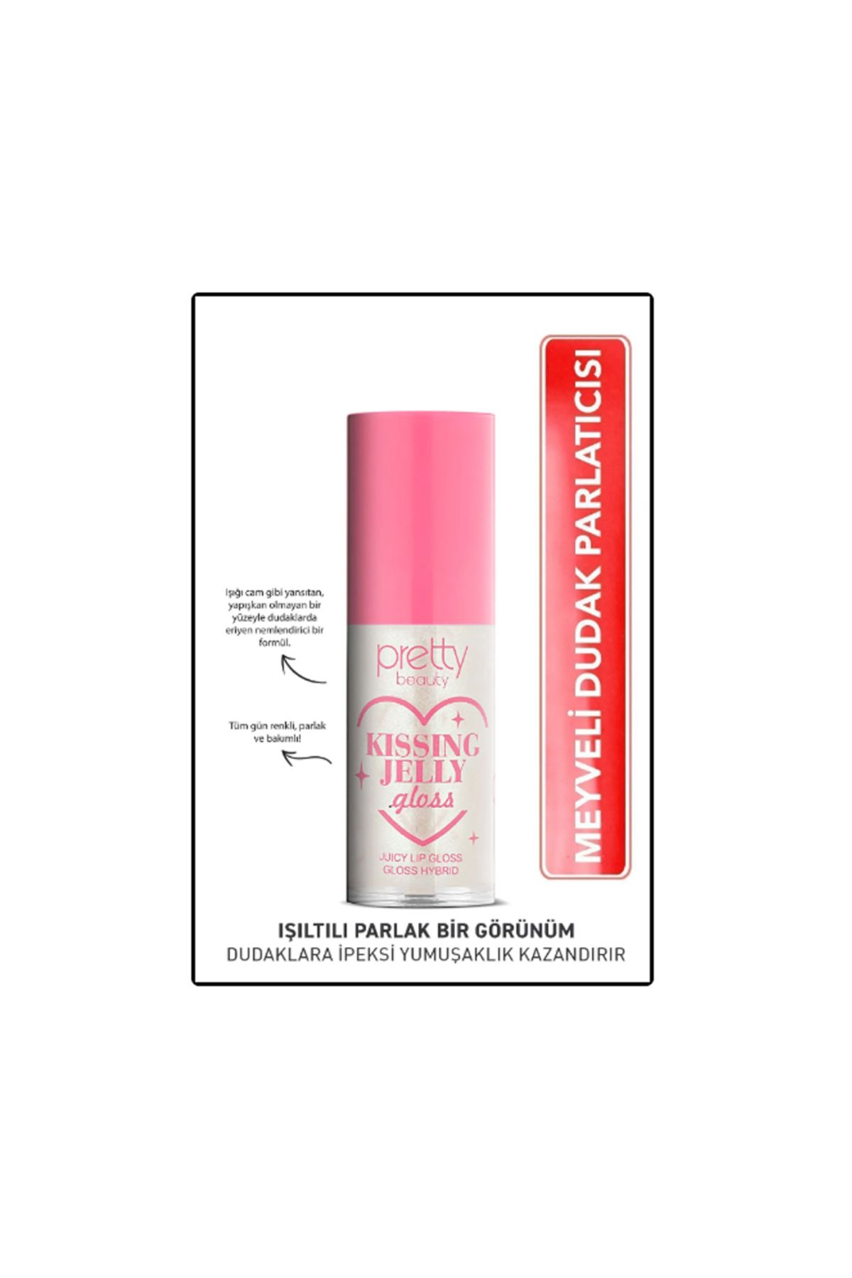 Pretty Pb-926 Kissing Jelly Lip Gloss No:01