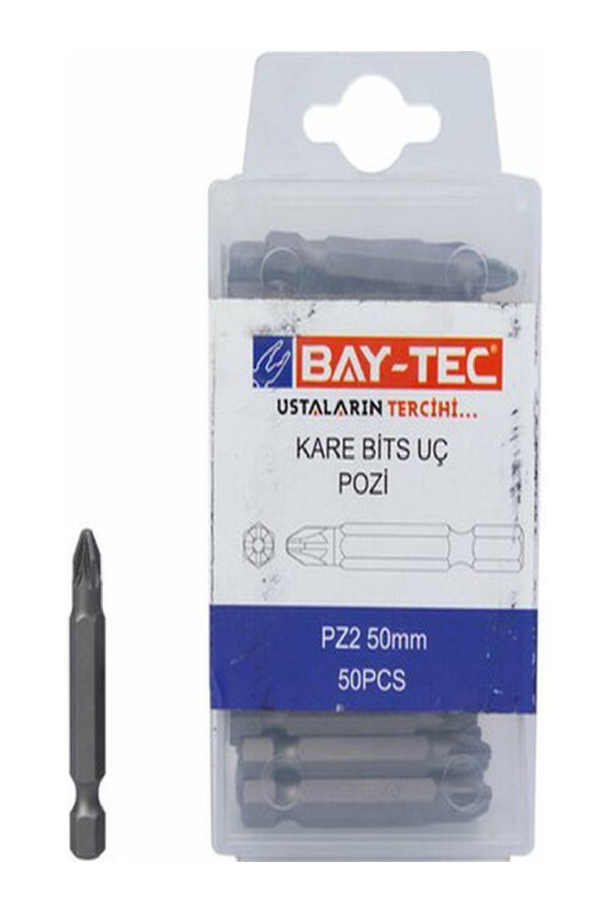 Baytec Bits Uç Kare Yıldız Pz 2X50mm MU1920 5296-10 ADET-ERPİLSAN ELEKTRONİK