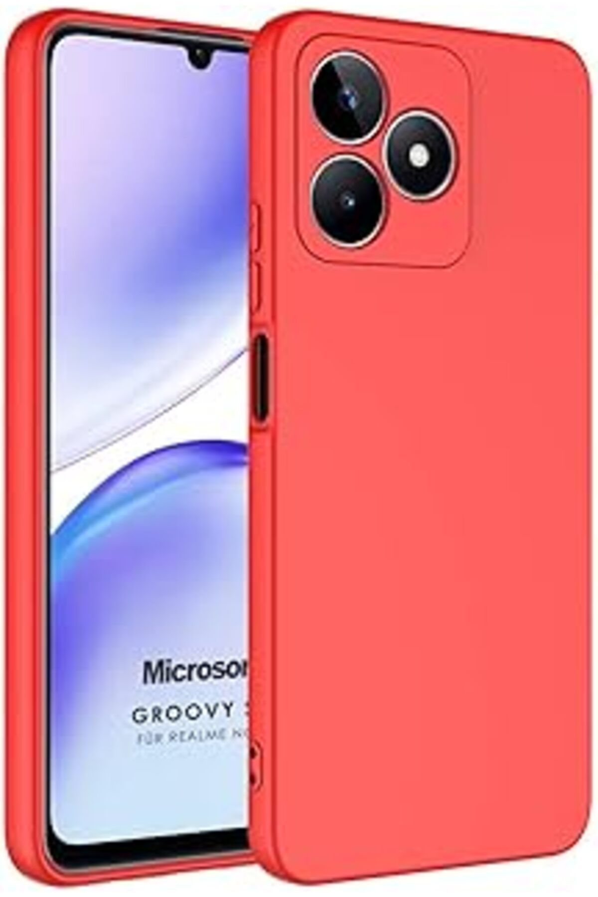 Ceet Markets Me Note 50 Kılıf Groovy Soft Kırmızı [Note 50 Ile Uyumlu Kılıf - Kırmızı]