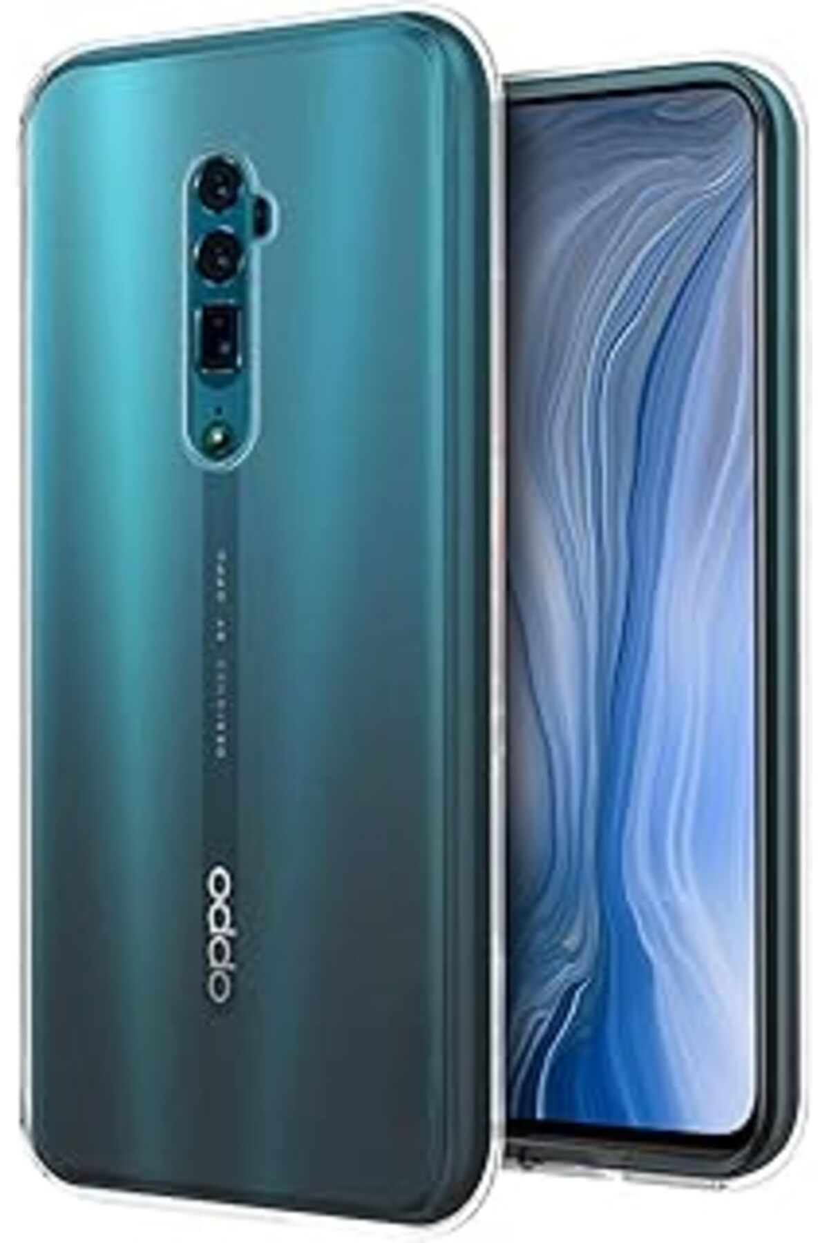 Ceet Markets Oppo Reno 10X Zoom Için Kılıf Transparent Soft Beyaz [Reno 10X Zoom Ile Uyumlu Kılıf - B