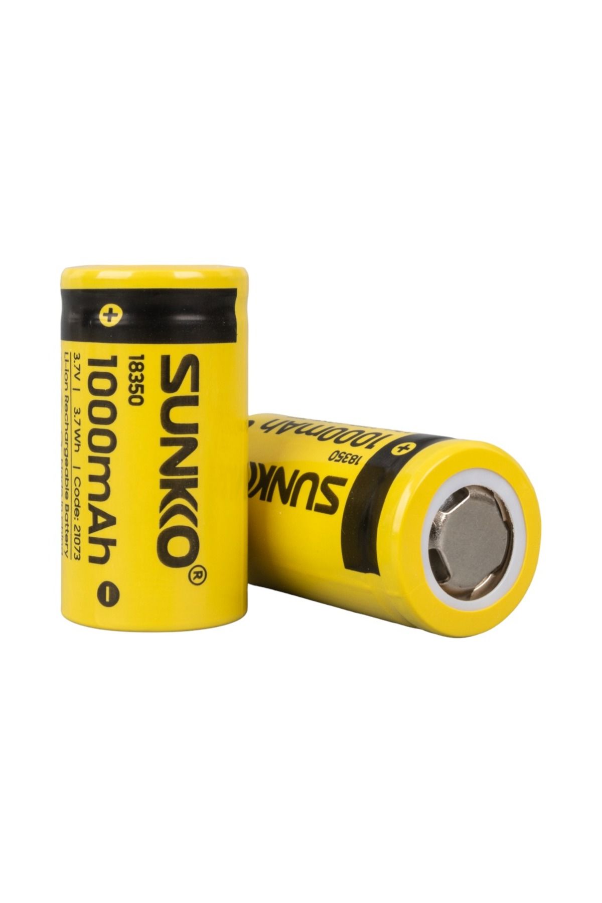 Serero 3.7 Volt 1000 Mah 18350 Şarj Edilebilir Pil (TEKLİ)