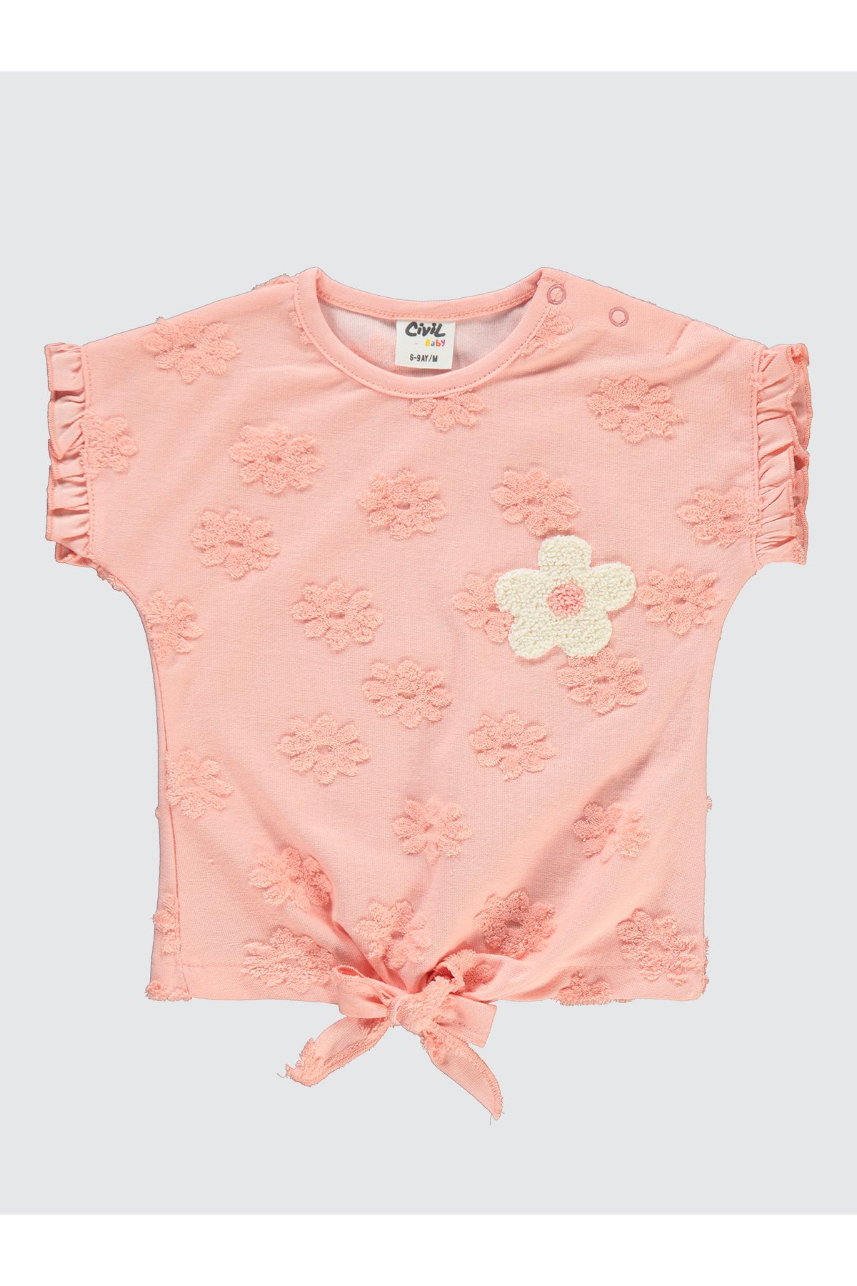 Civil Baby-Baby Girl T-Shirt 6-18 Months Powder 3