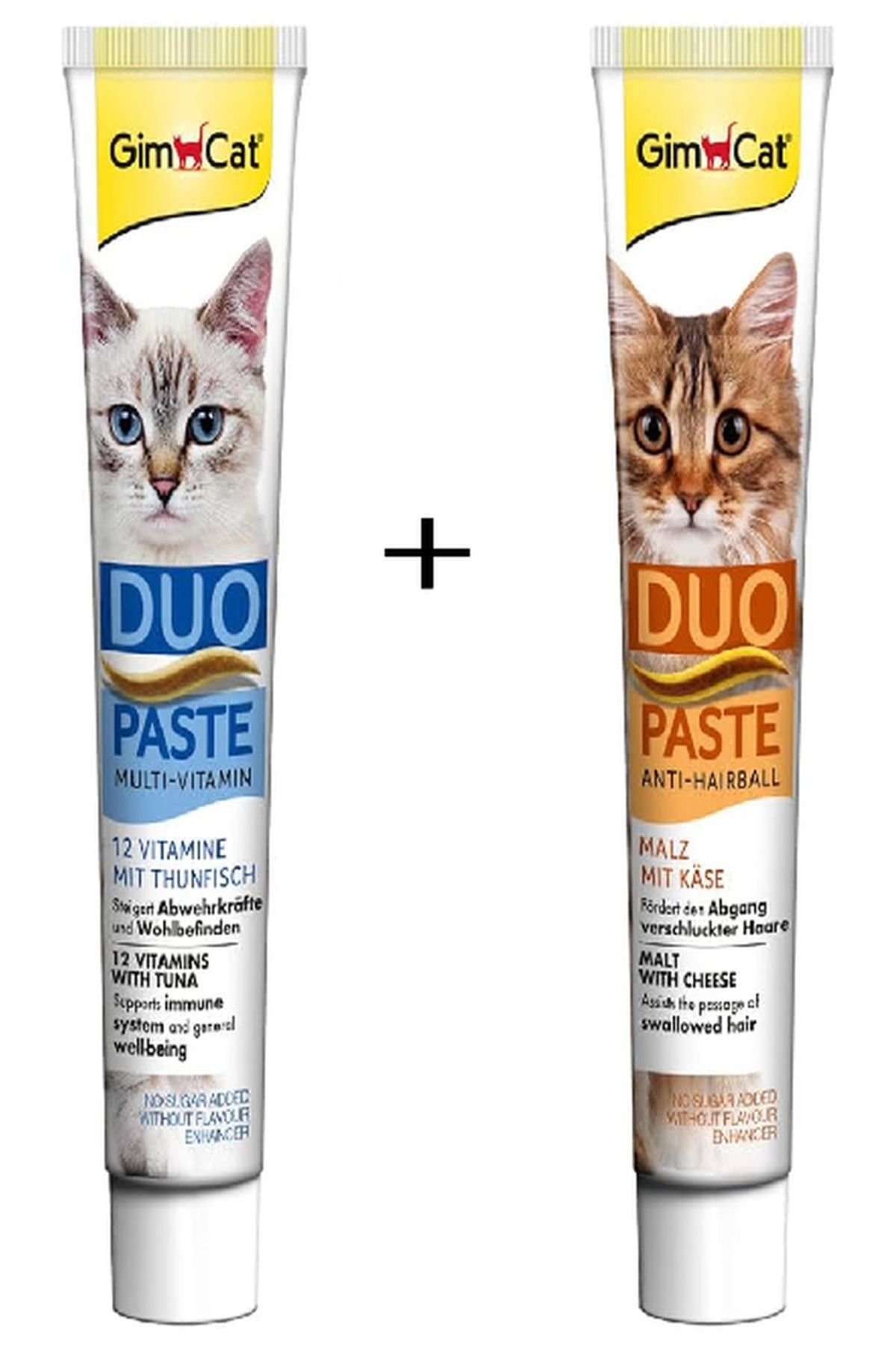 Gimcat GİMCAT DUO PASTE MULTI-VİTAMIN(50G)+ GİMCAT DUO PASTE ANTIHAIRBALL(50G)