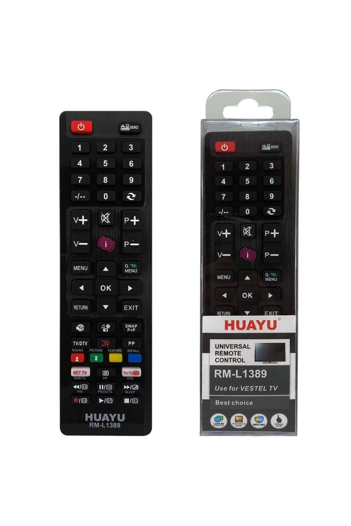 DENİZ Huayu Kl Rm-L1389 - Youtube Tuşlu Vestel Universal Lcd Led Tv Kumanda