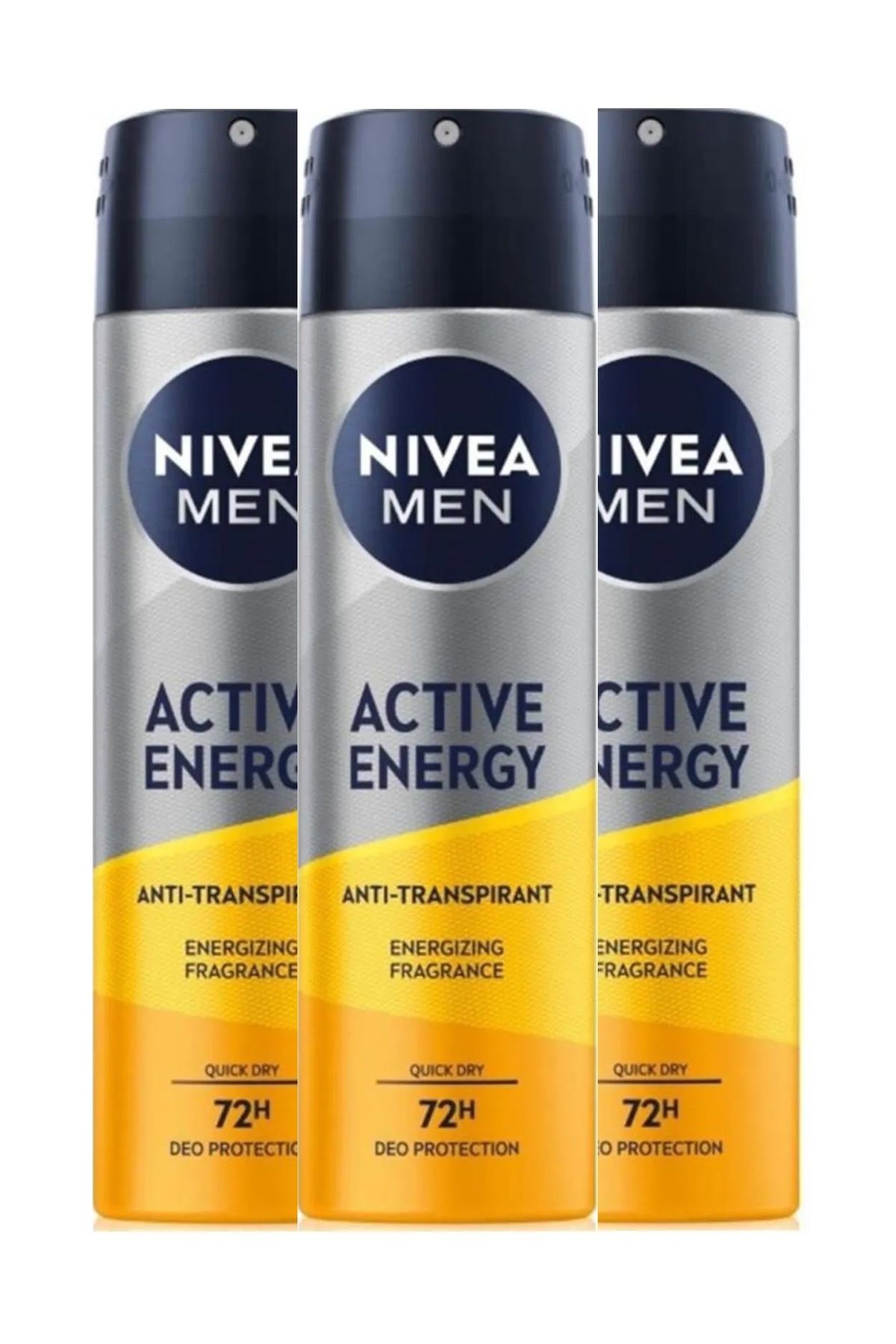 NIVEA MEN Active Energy 150ml x 3 ADET