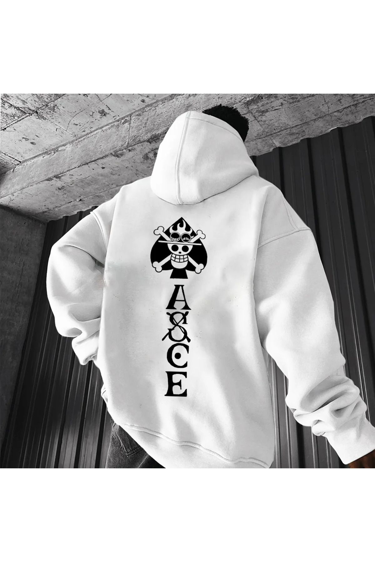 ACTIVE MODA -erkek Sweatshirt asce Baskılı Hodies  3 iplik Kompakt Kumaş (İçi Pamuklu)