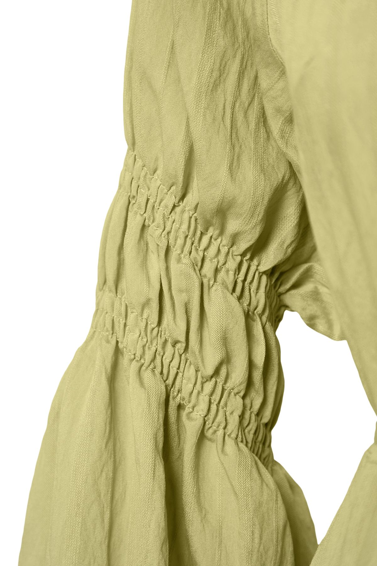 Trendyol Modest-Grünes, gerades, gewebtes Aerobin-Kleid TCTSS25EB00011 7