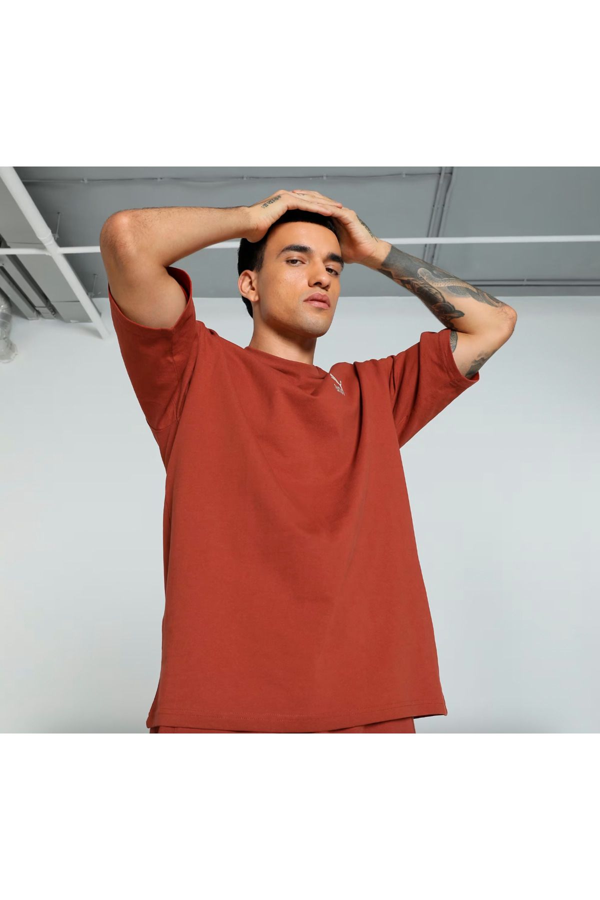 Puma-Better Classics - Mars Red Oversized Tee 2