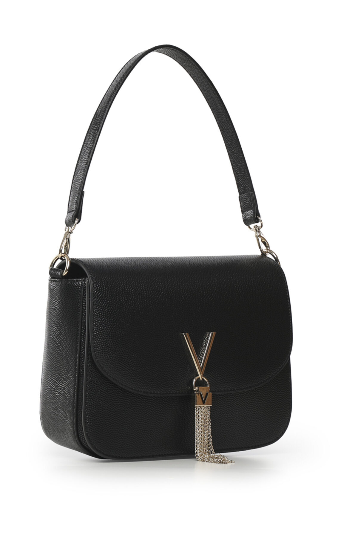 Valentino DIVINA Taška cez rameno NERO/GOLD VBS1R404G