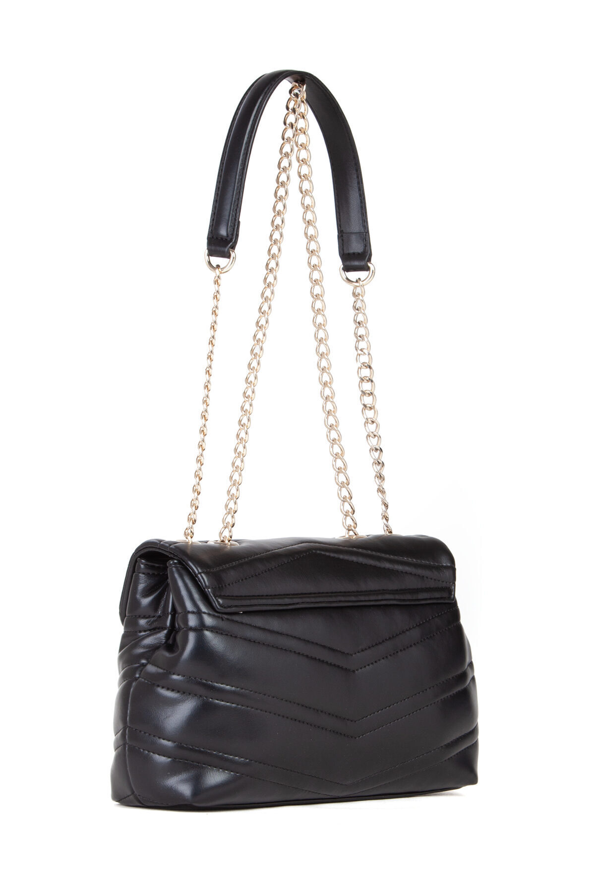 Valentino TORBA Z KLAPĄ PRIVILEGE NERO VBS8DN10