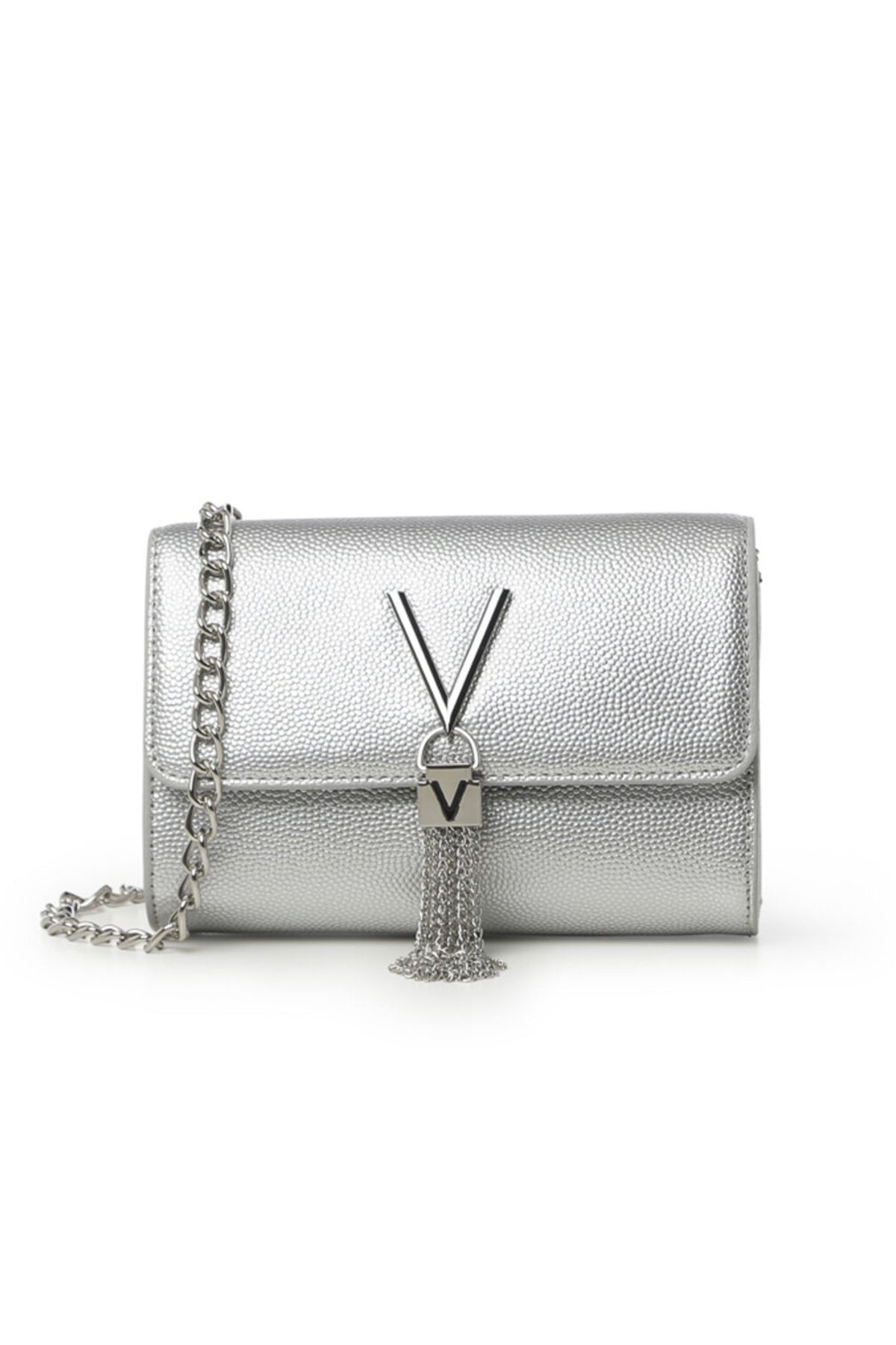 Valentino-DIVINA POCHETTE ARGENTO VBS1R403G 4