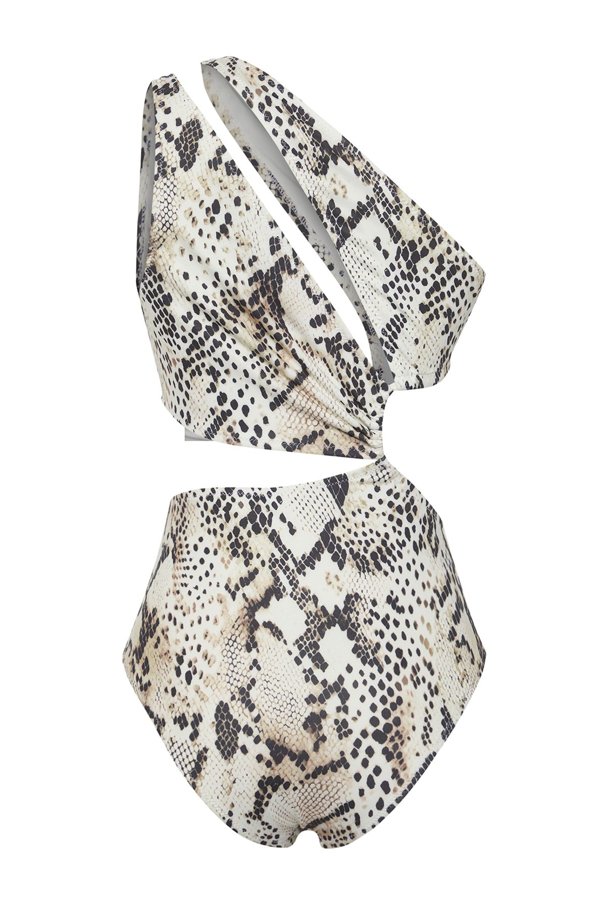 Trendyol Collection-Snake Pattern Single Shoulder Tunnel Regular Core Mayokini TBESS23MA00206 7