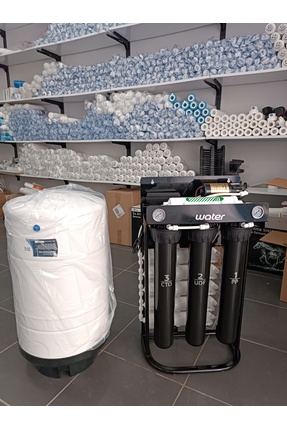 water 500 Gpd Direkt Akış Sanayi Tipi Su Arıtma Cihazı 80 Lt Çelik Tank Ile B...