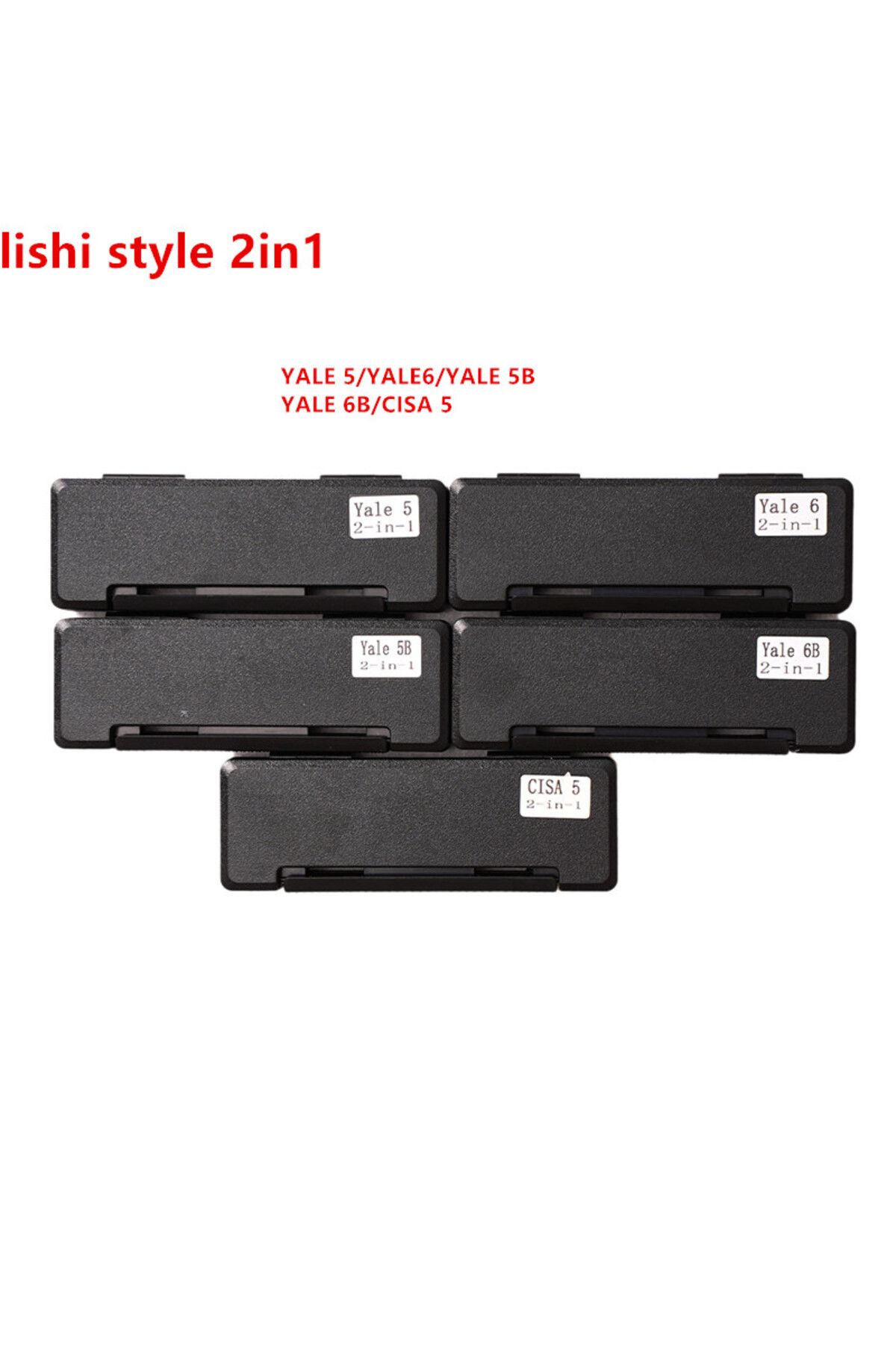 Choice-Yale 5 New Lishi 2 In 1 Style Cisa-5 Yale-5 Yale 5b Yale-6 Yale 6b Tool For Instacode Database Cisa 4