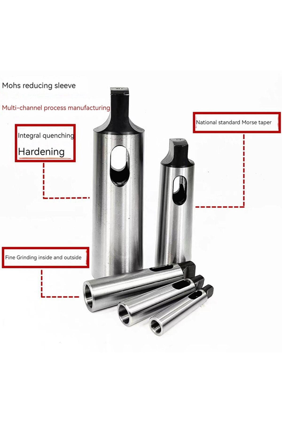 Choice-Mt2-mt3 Morse Spindle Mt1 Mt2 Mt3 Mt4 Mt5 Arbor Morse Taper Adapter Reducing Drill Sleeve For Morse 3