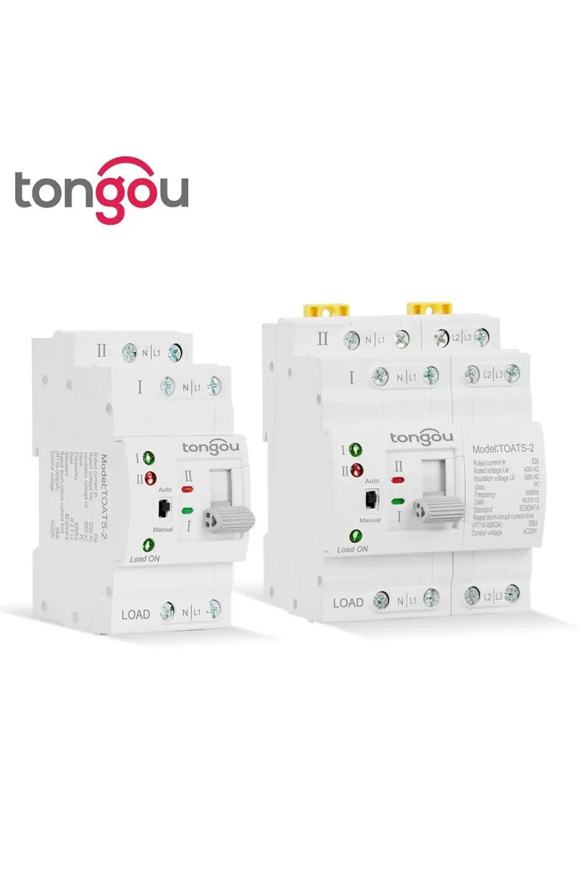Choice-2p 63a 110v Tongou Din Rail 2p 4p Ats Dual Power Automatic Transfer Switch Electrical Selector Switc 3