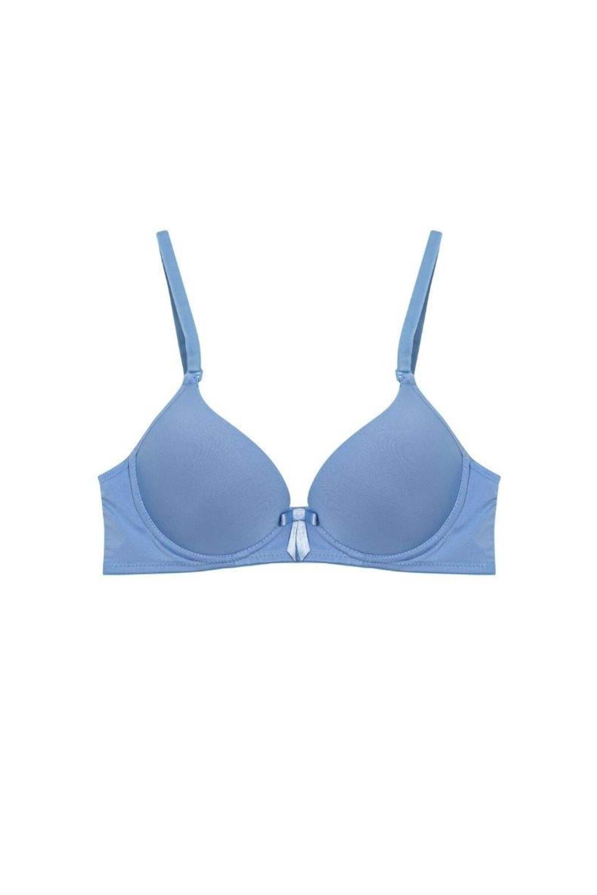 Cansoy-Blue Bra with Microfabric Support (161) 1