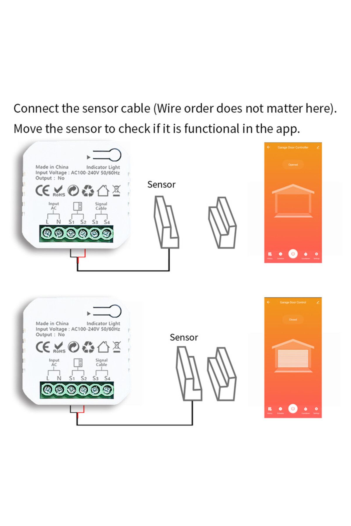 Choice-Eu Plug Type Tuya Smart Life Zigbee Garage Door Opener Controller App Remote Control Supports Alexa 4