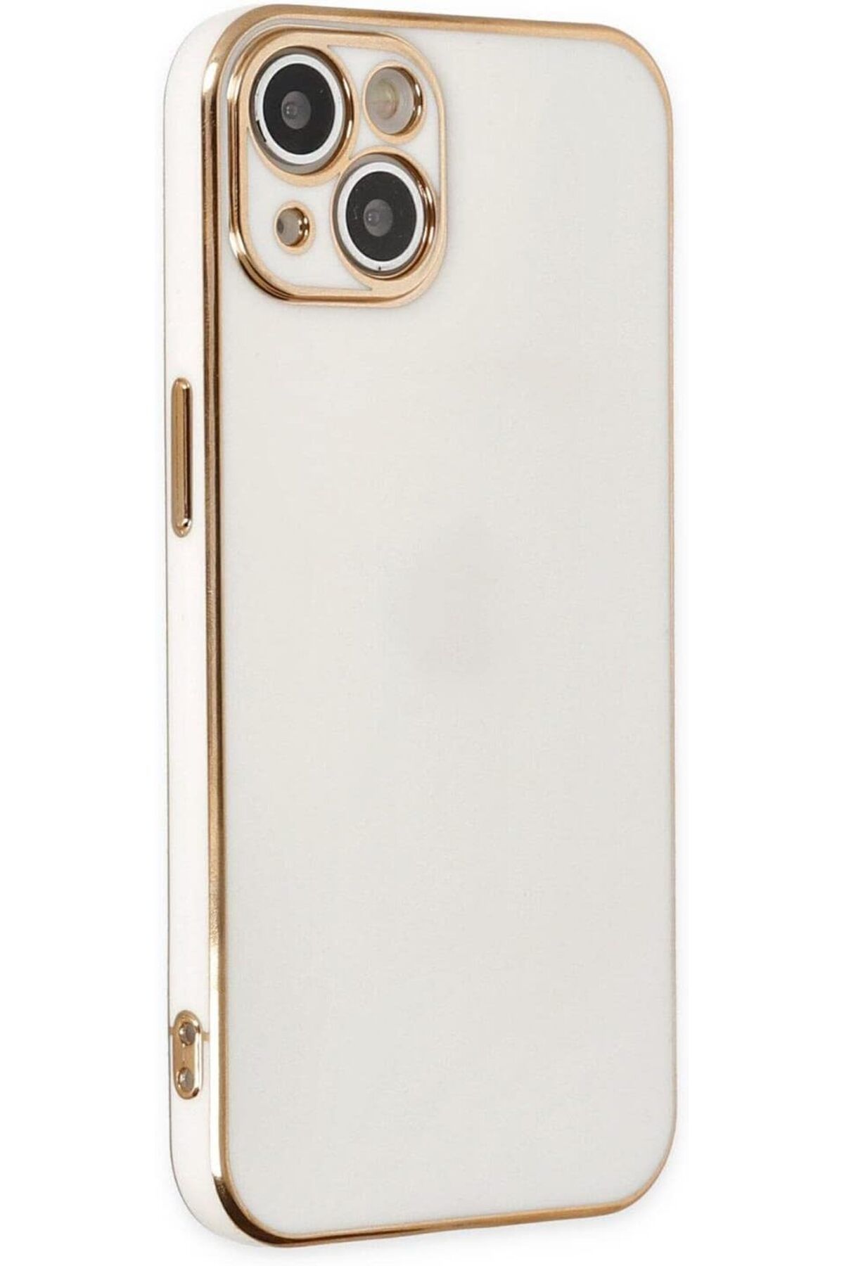 STOREMAX lbstorex iPhone 13 için Kılıf Olive Plated Beyaz [iPhone 13 ile Uyumlu Kılıf - Beyaz] Newdsng 1