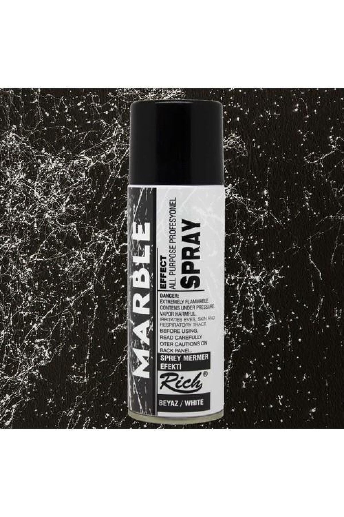 Rich Marble Effect Sprey Mermer Efekti 200 ml. BEYAZ