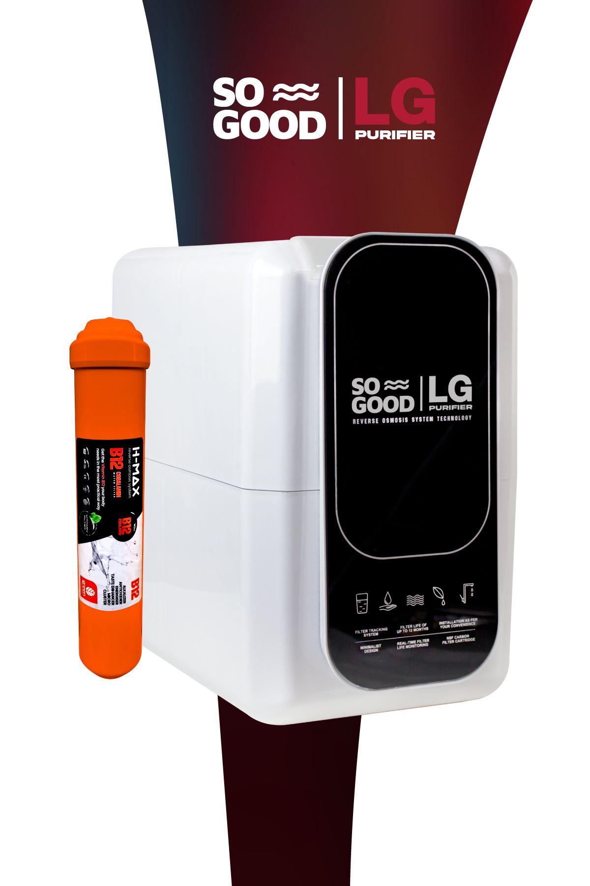 so good lgpurifier So Good LG Space B12 Filtreli 8 Litre Su Arıtma Cihazı (MONTAJ DAHİL)