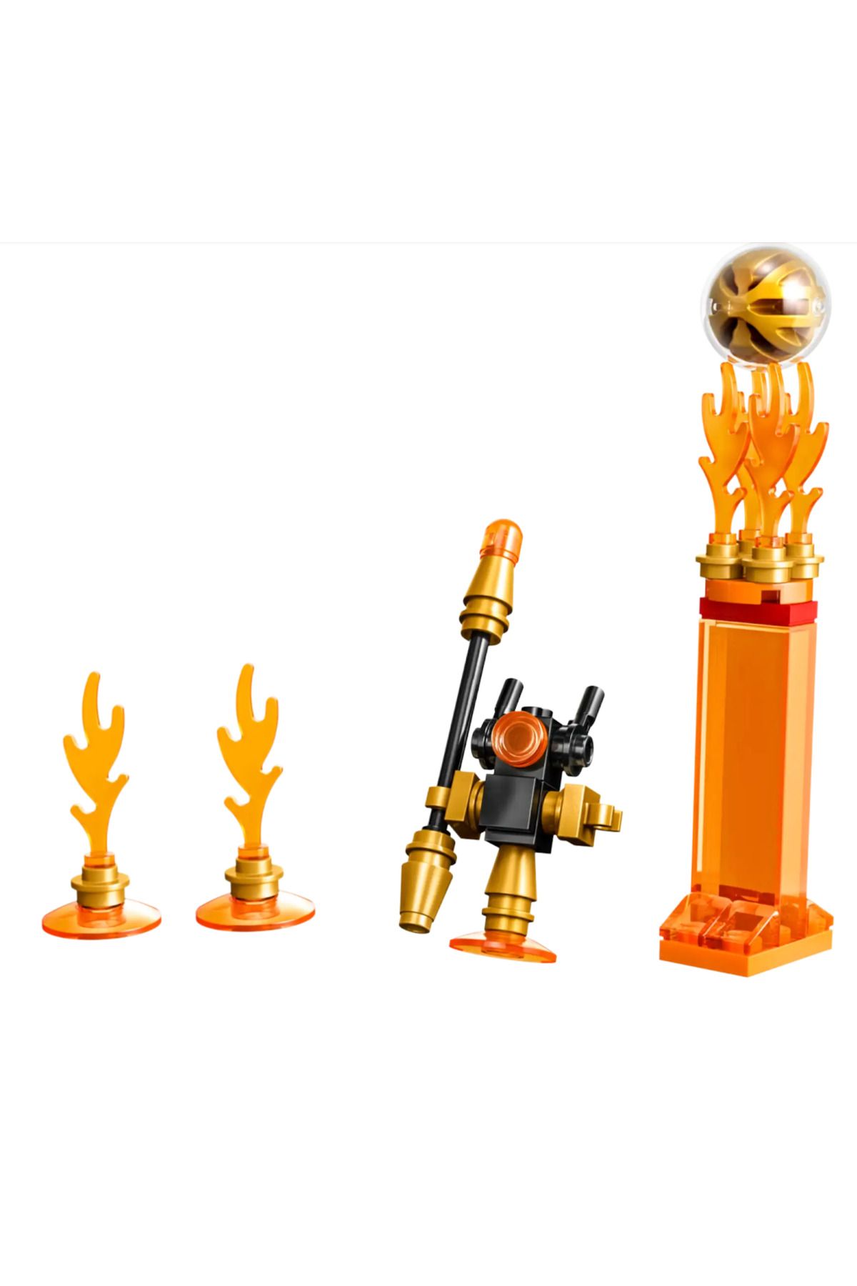 brickland LEGO Ninjago Imperium Droidi Figürü ve Altın Ejderha Enerji Küresi Orijinal Minifigür