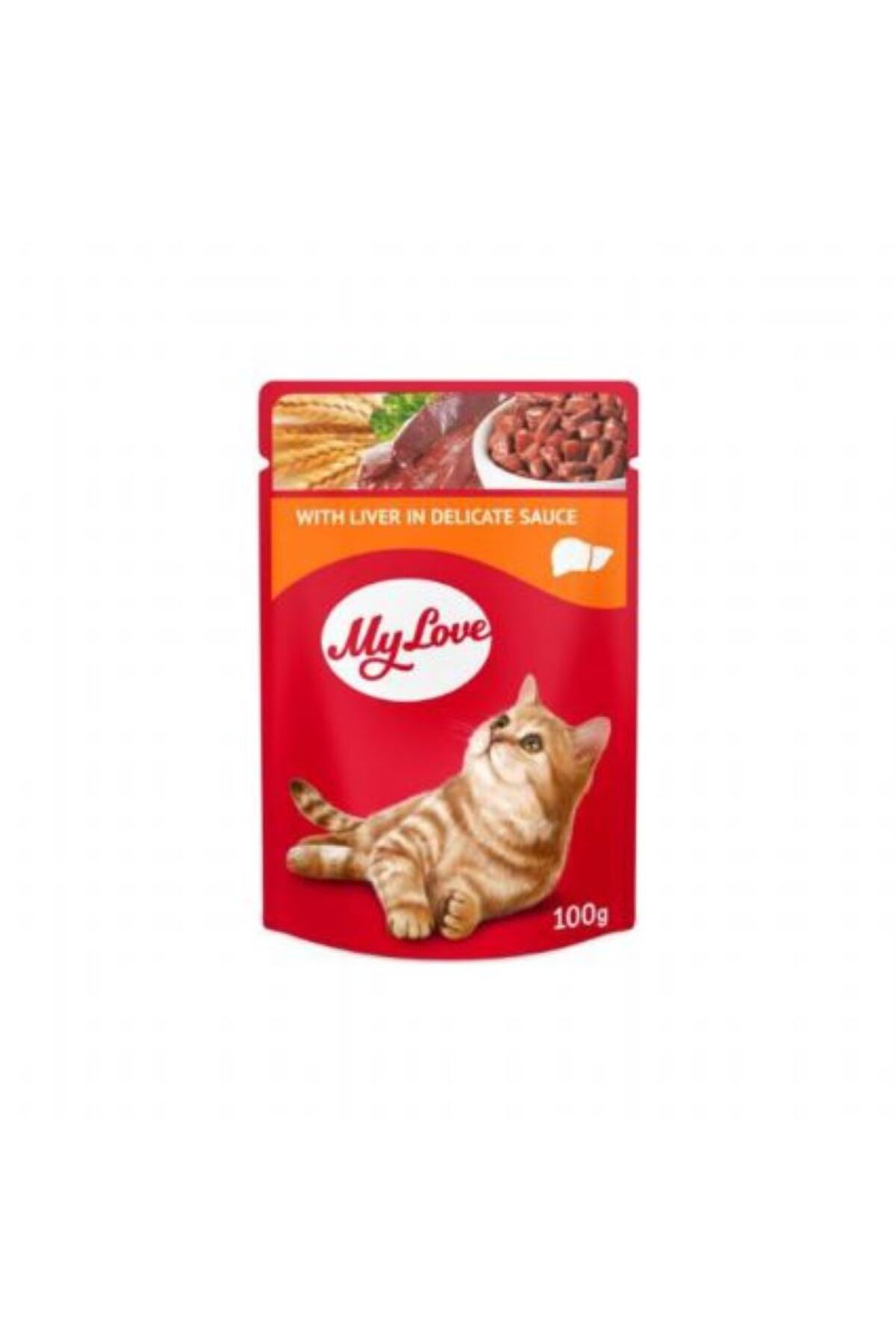 mylove My Love Sos İçinde Ciğerli Pouch Kedi Maması 100 Gr