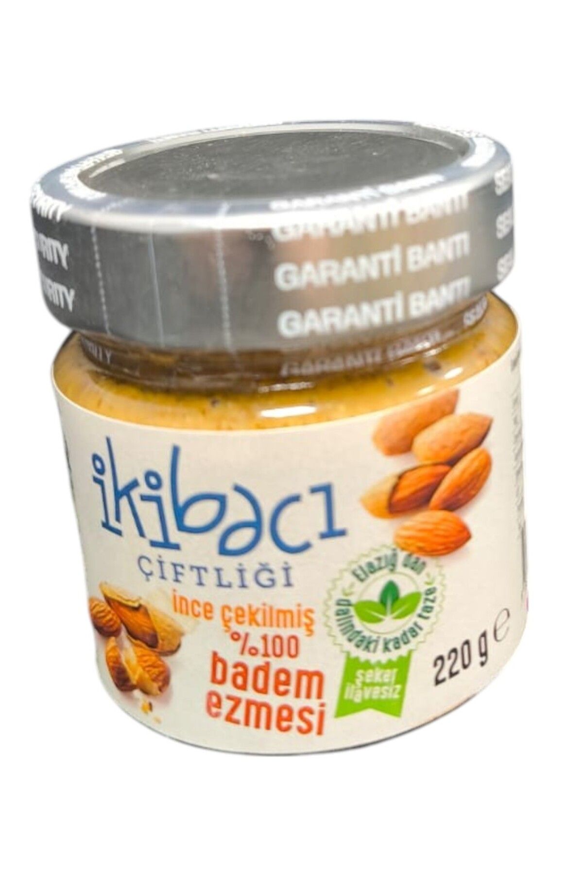 ikibacıçiftliği Şeker İlavesiz Katkısız %100 Badem Ezmesi (İNCE ÇEKİLMİŞ) 220gr