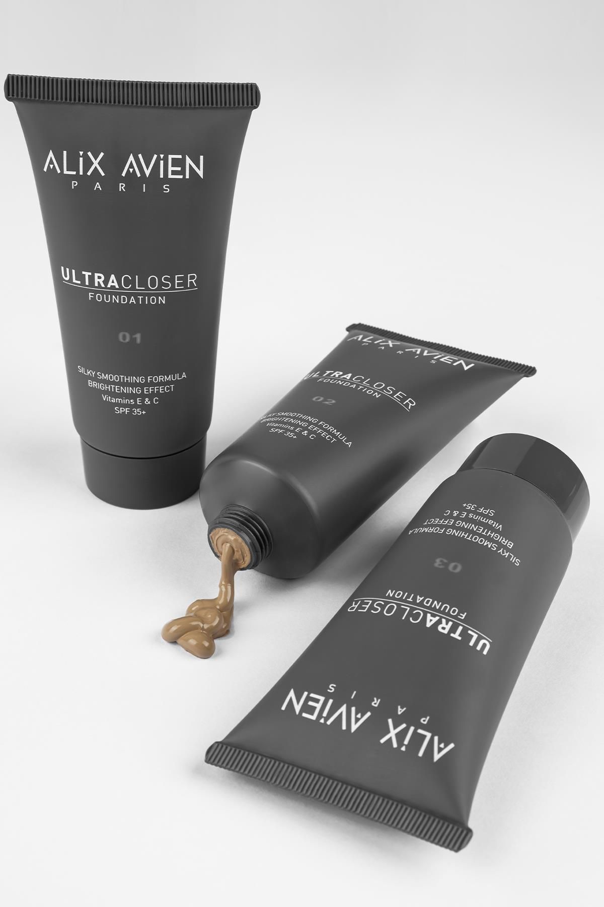 Alix Avien-Ultra Covering Moisturizing Foundation with Spf35 Factor and Vitamin E & C - Ultra Covering Foundation 02 8