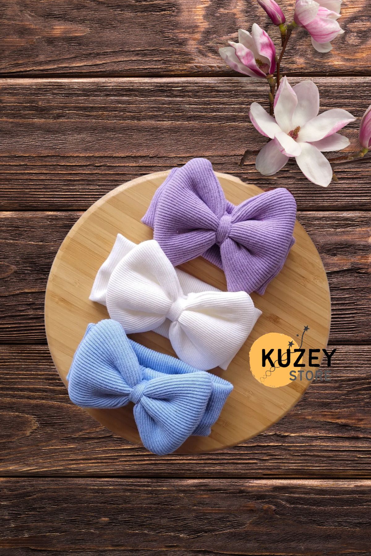 KUZEY STORE KIZ BEBEK FİYONK BANDANA SETİ