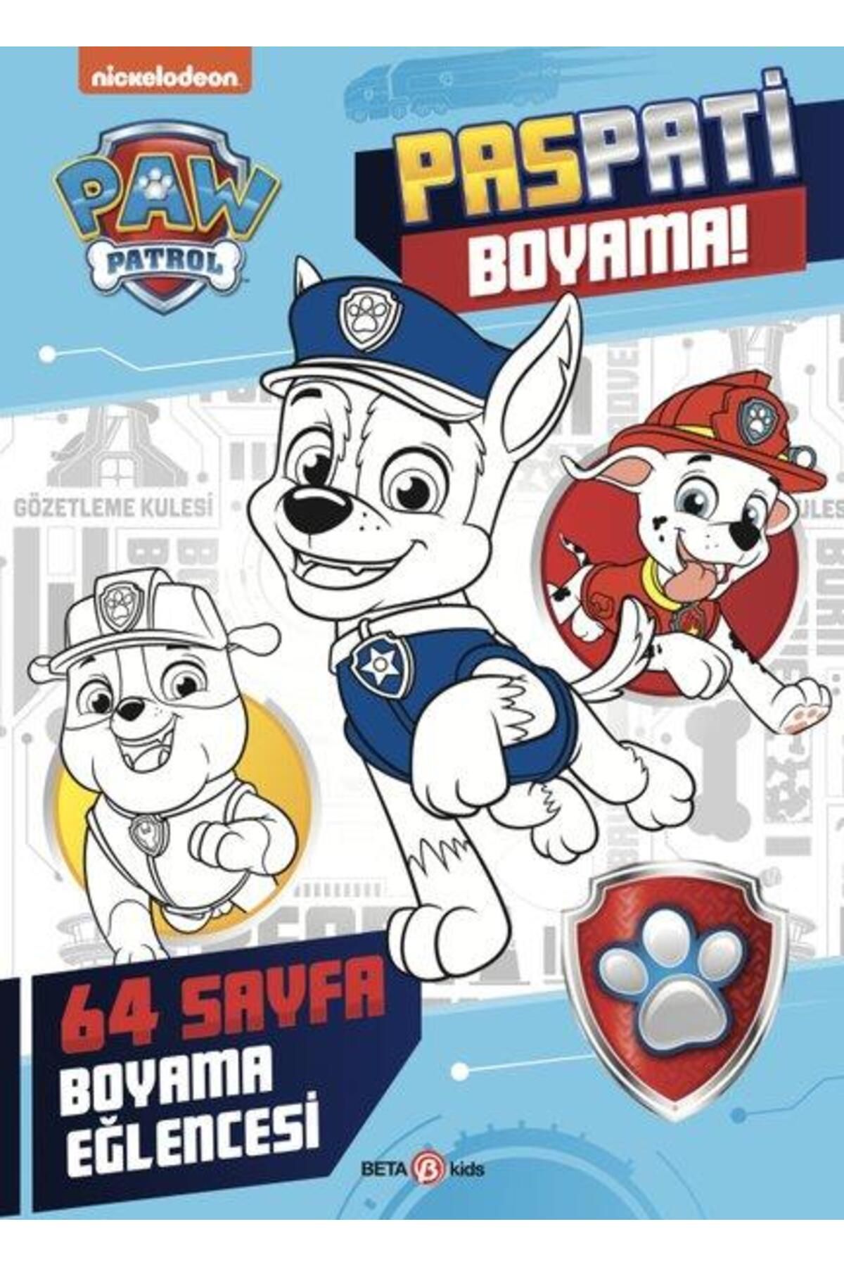 Beta Kids Yayınları Paw Patrol Paspati Boyama Kitabı