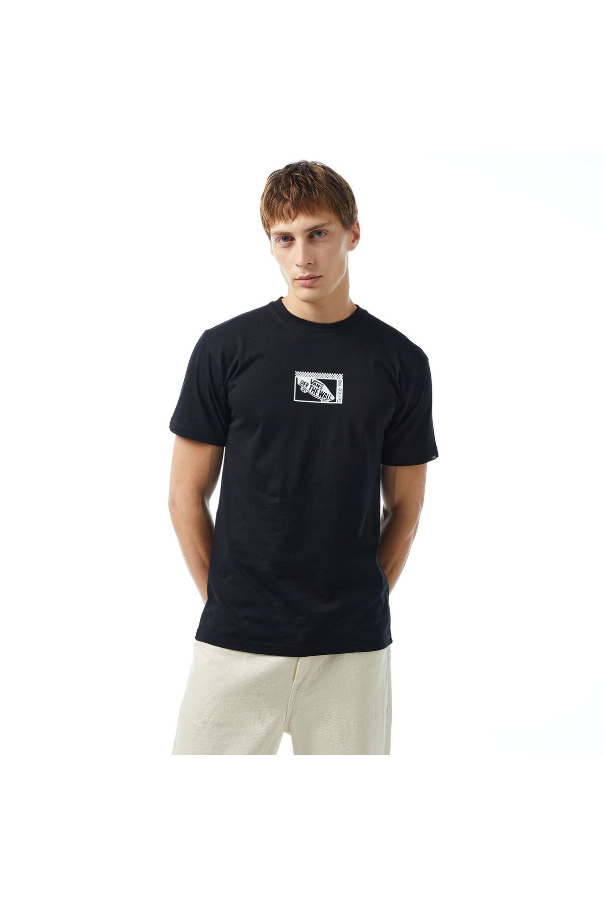 Vans-Bărbați negru imprimat Vans Tech Box SS Tee Negru 1