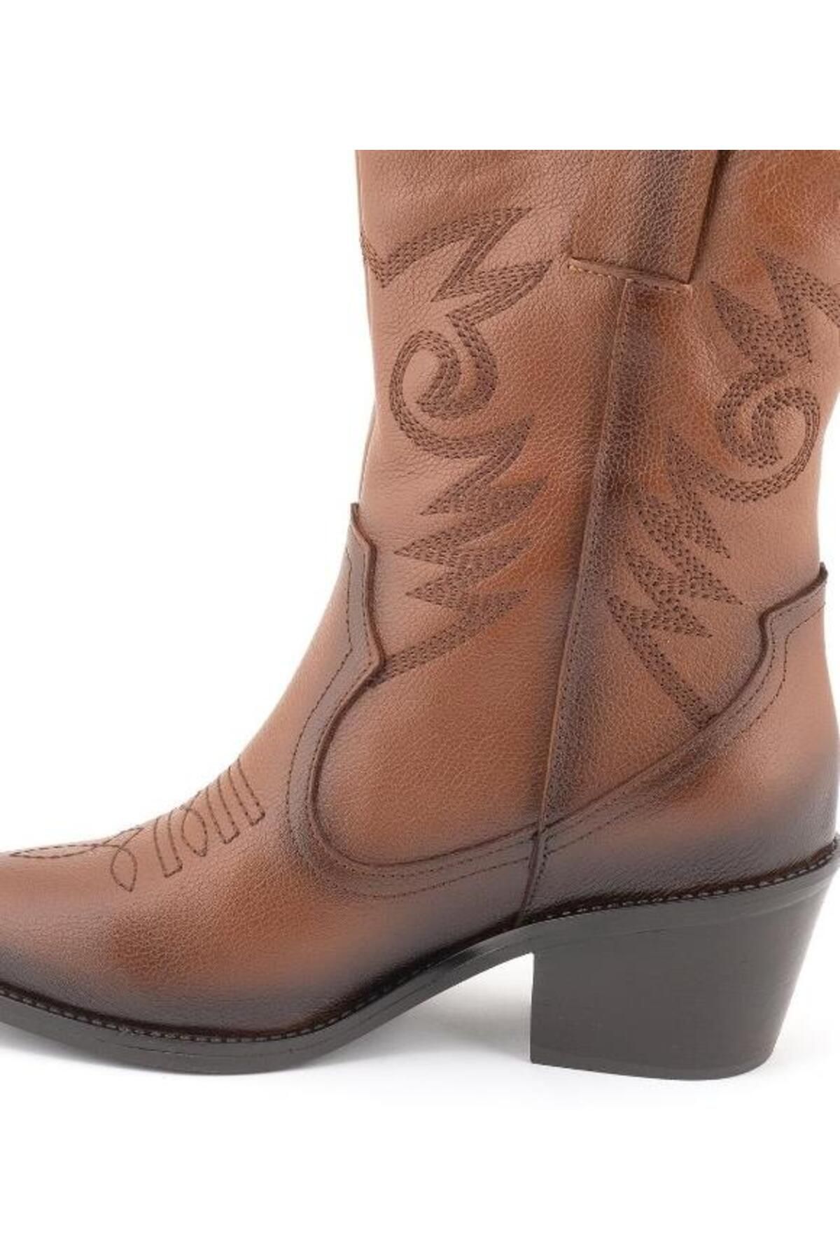 Venüs-2454104 K Genuine Leather Women's Vegas Long Boots 5