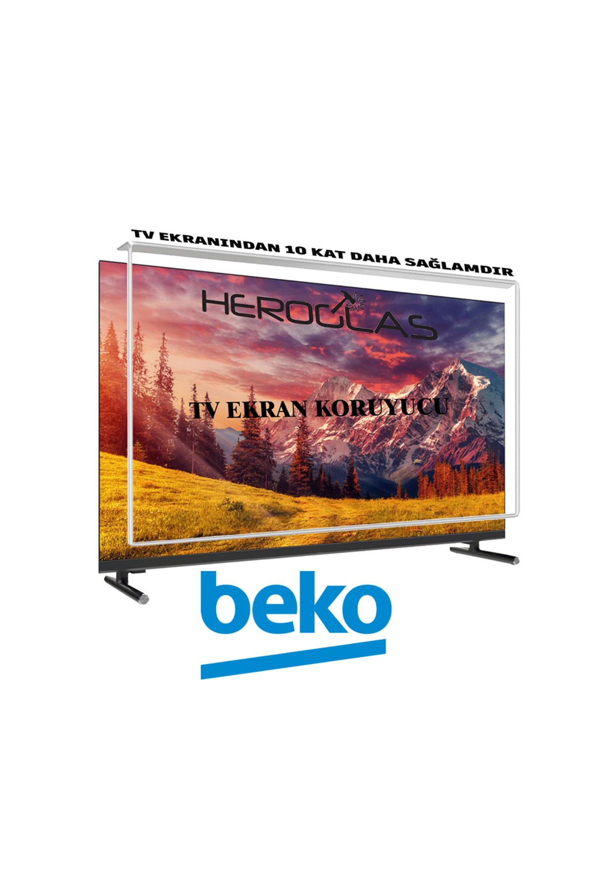 HEROGLAS BEKO   B43HU 500B2-A-BI  43İNÇ TV EKRAN KORUYUCU